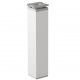 LEG KM 40x40 / MAT ALUMINIUM